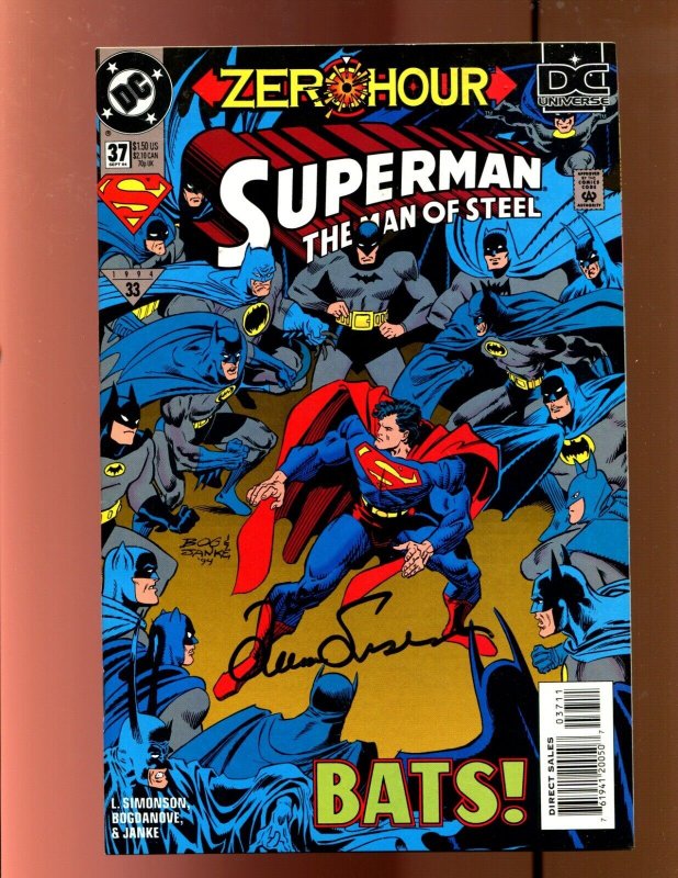 Superman: Man of Steel #37 (DC Comics, 1994), raw comic book in 9.0 condition — front cover
