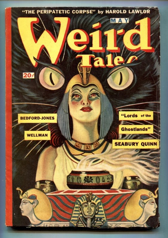 Weird Tales Pulp May 1945- Canadian Edition- Lords of the Ghostlands VF (1945), raw comic book in VF condition — front cover