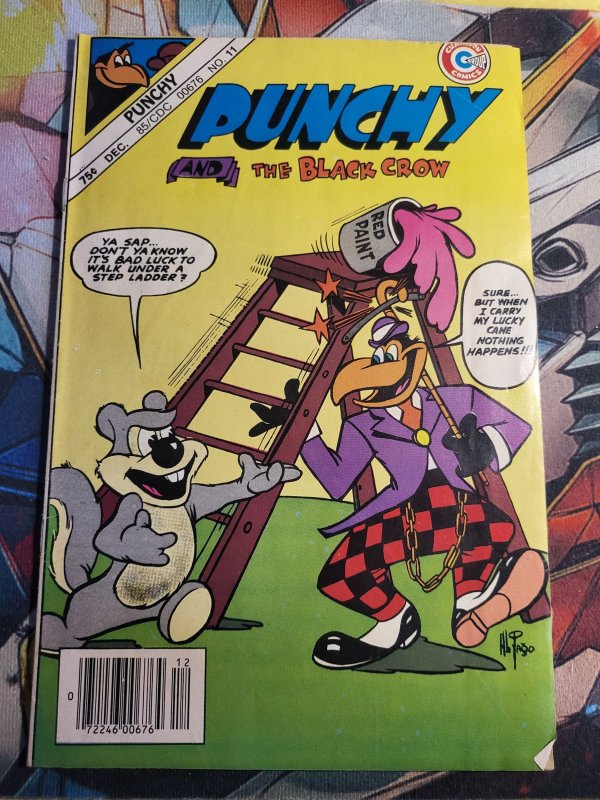 Punchy and the Black Crow #11 (1985), raw, ungraded comic book — front cover
