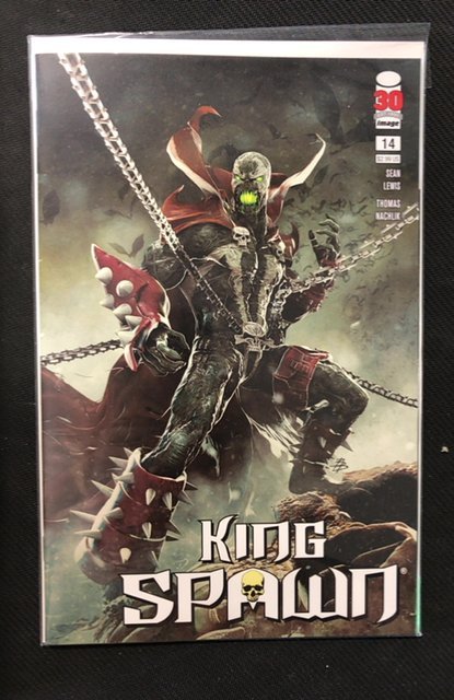 King Spawn #14 (Image Comics, 2022), raw, ungraded comic book — front cover