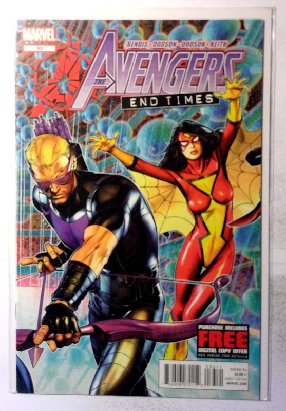 Avengers #33 (Marvel Comics, 2013), raw, ungraded comic book — front cover