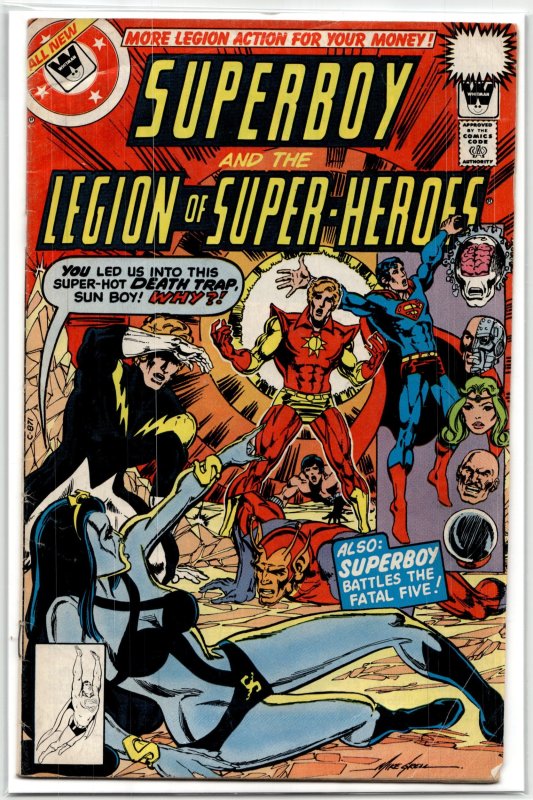 Superboy and the Legion of Super-Heroes #246 (DC Comics, 1978), raw, ungraded comic book — front cover