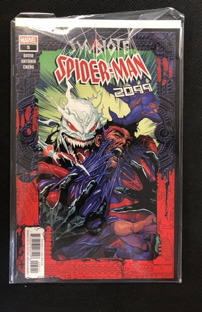 Symbiote Spider-Man 2099 #5 (Marvel Comics, 2024), raw, ungraded comic book — front cover