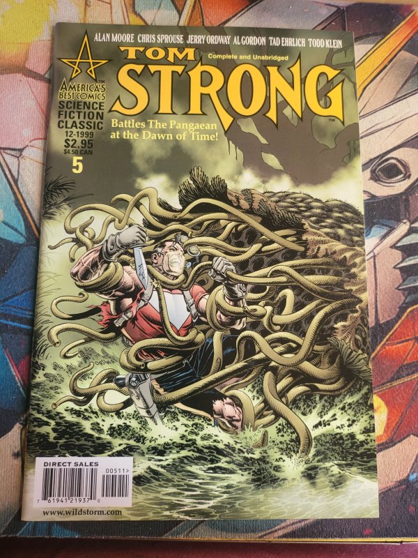 Tom Strong #5 (1999), raw, ungraded comic book — front cover