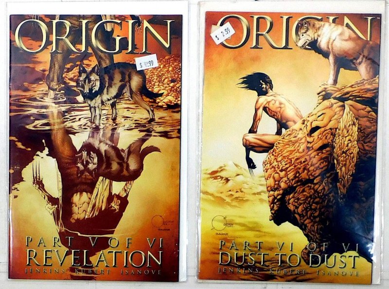 Origin Lot of 2 #5, 6 (2002) Marvel Comics Wolverine 1st Print Comic Books (Marvel Comics, 2002), raw, ungraded comic book — front cover
