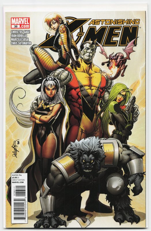 Astonishing X-Men #38 (Marvel Comics, 2011), raw, ungraded comic book — front cover