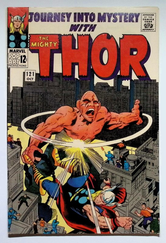Journey into Mystery #121 (Marvel Comics, 1965), raw, ungraded comic book — front cover