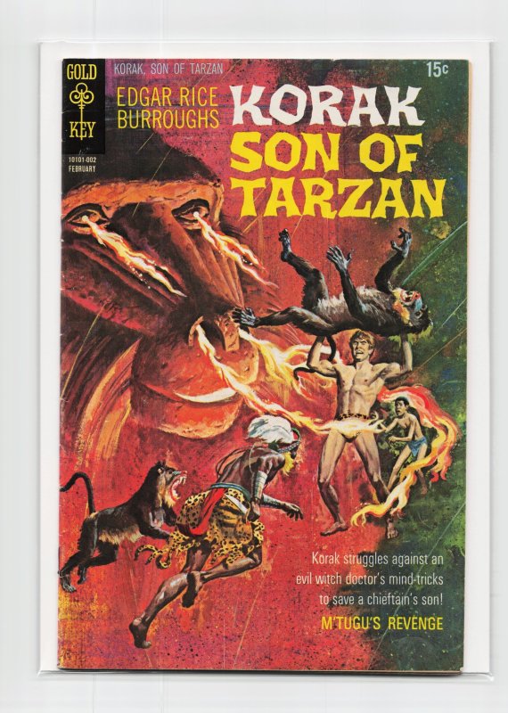 Korak, Son of Tarzan #33 (Gold Key, 1970), raw, ungraded comic book — front cover