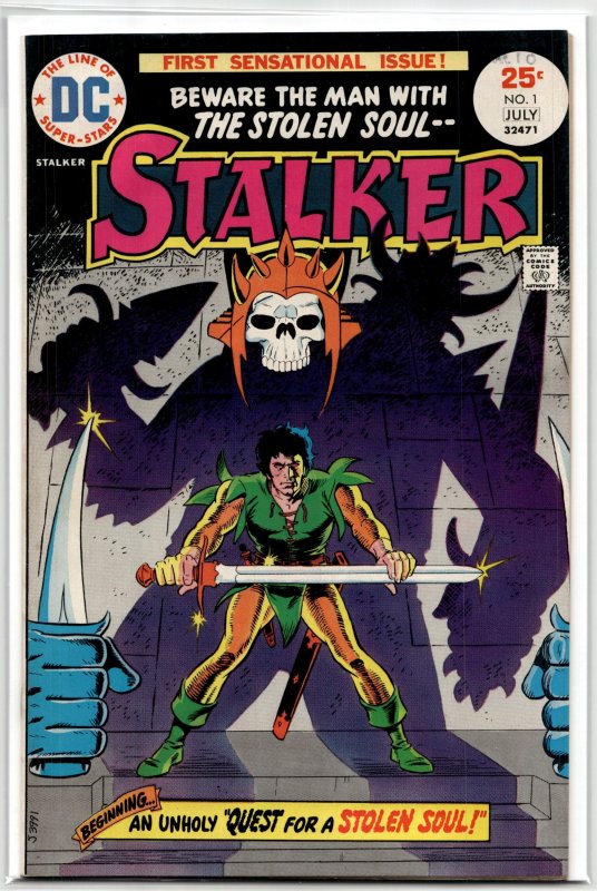 Stalker #1 (1975), raw, ungraded comic book — front cover