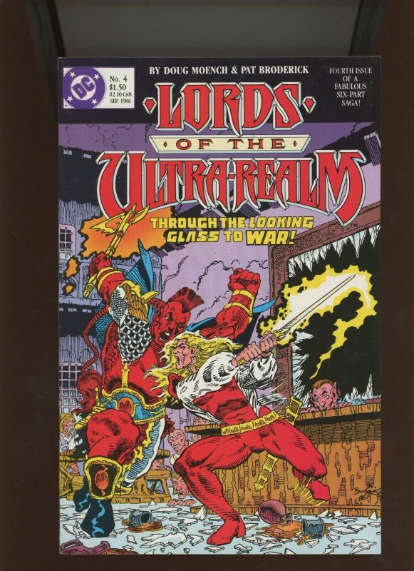 Lords of the Ultra-Realm #4 (1986), raw comic book in 8.5 condition — front cover