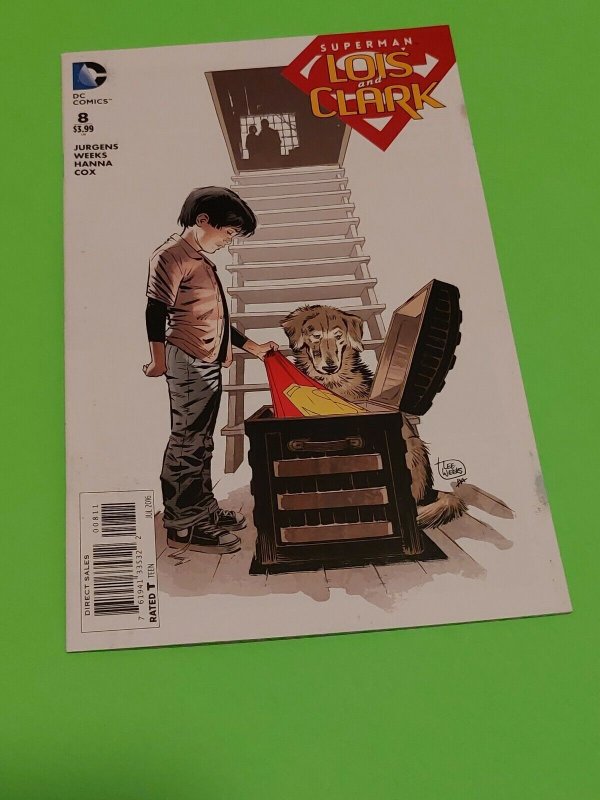 2016 Superman Lois and Clark 8 Jon Kent as Superboy NM (2016), raw comic book in NM condition — front cover