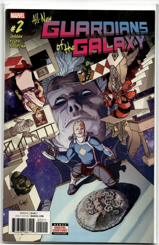 All-New Guardians of the Galaxy #2 (Marvel Comics, 2017), raw, ungraded comic book — front cover