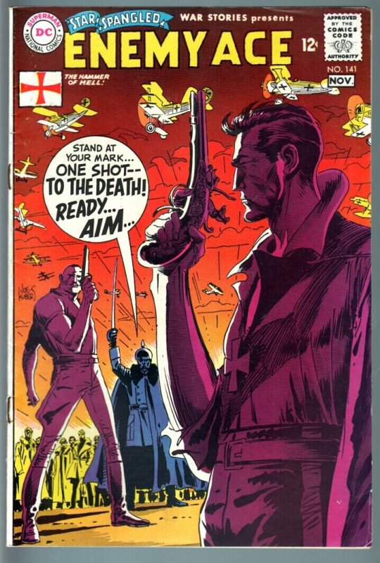 Star Spangled War Stories #141-1968-Dc War Comic-Silver Age-Enemy Ace Fn- (DC Comics), raw comic book in FN- condition — front cover