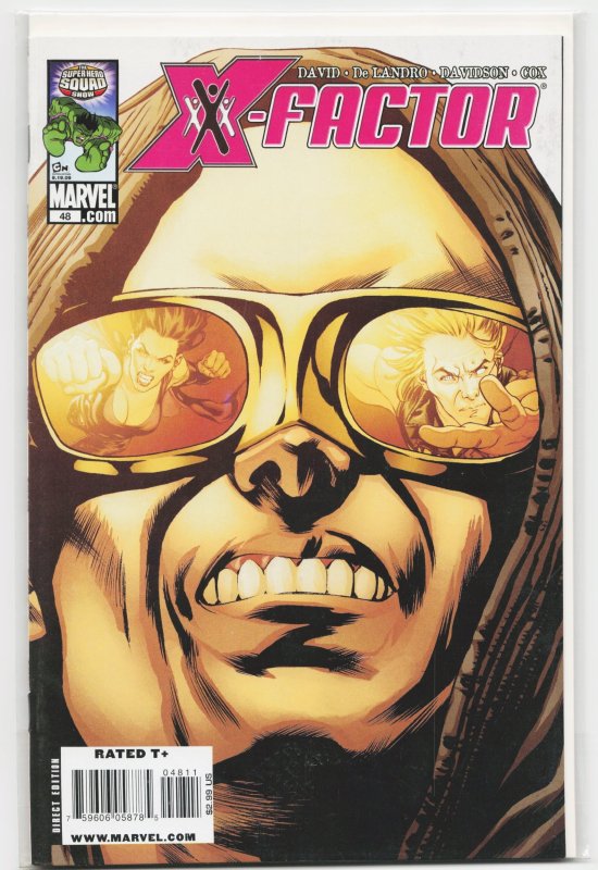X-Factor #48 (Marvel Comics, 2009), raw, ungraded comic book — front cover