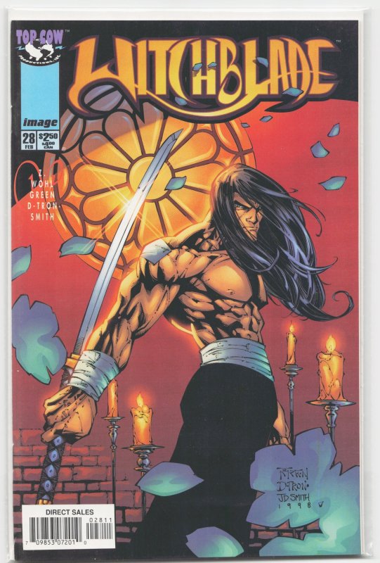 Witchblade #28 (Top Cow, 1999), raw, ungraded comic book — front cover