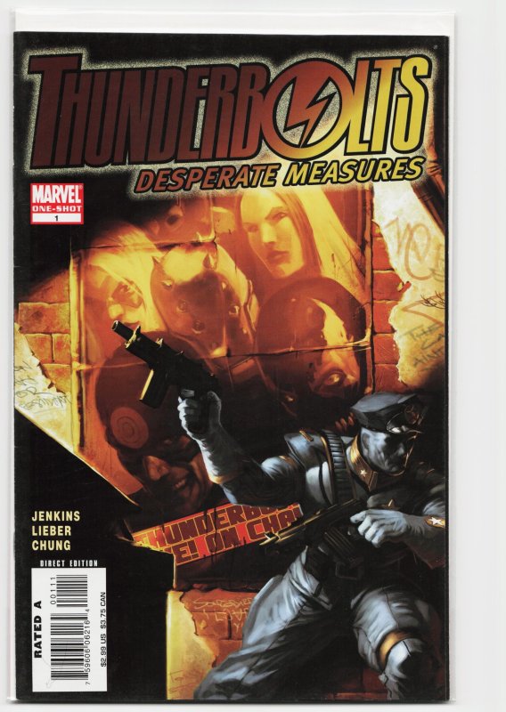 Thunderbolts: Desperate Measures (2007) Thunderbolts (Marvel Comics, 2007), raw, ungraded comic book — front cover