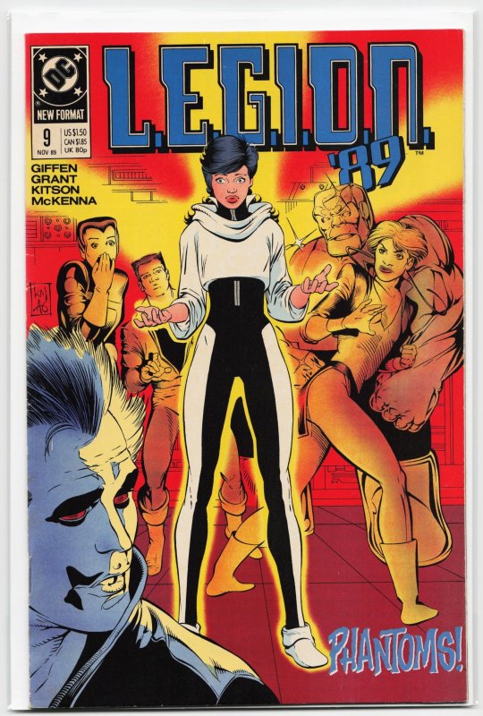 L.e.g.i.o.n #9 (1989), raw, ungraded comic book — front cover