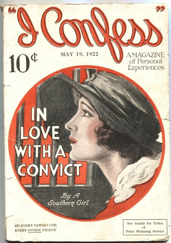 I Confess-May #19, raw, ungraded comic book — front cover