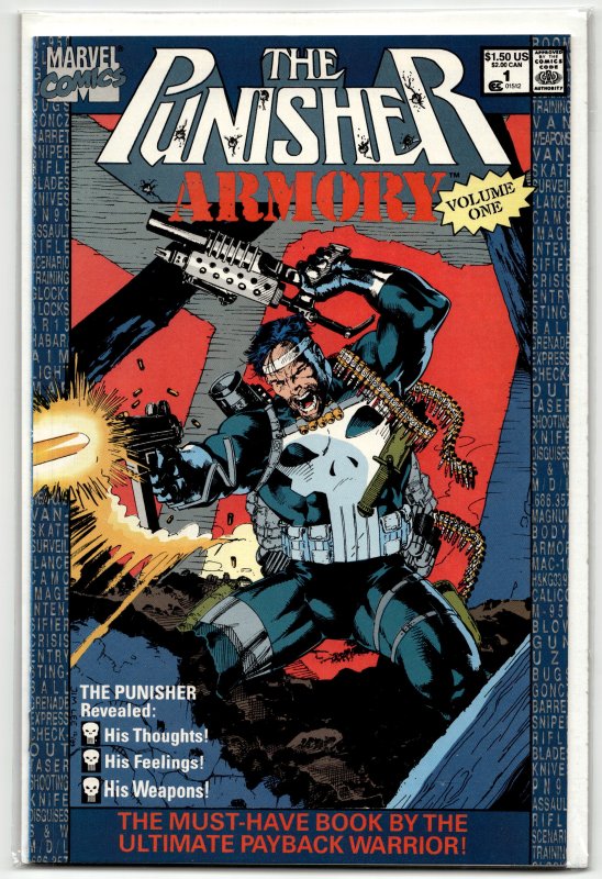 The Punisher: Armory #1 (1990), raw, ungraded comic book — front cover
