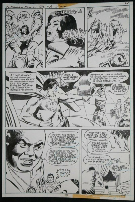 Superman Family #186 (DC Comics, 1977), raw, ungraded comic book — front cover
