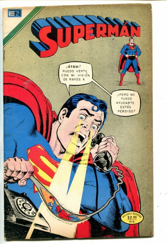Superman #955-1974-Dc-Atom-Congo Bill-Mexican EDITION-fn (DC Comics, 1974), raw, ungraded comic book — front cover