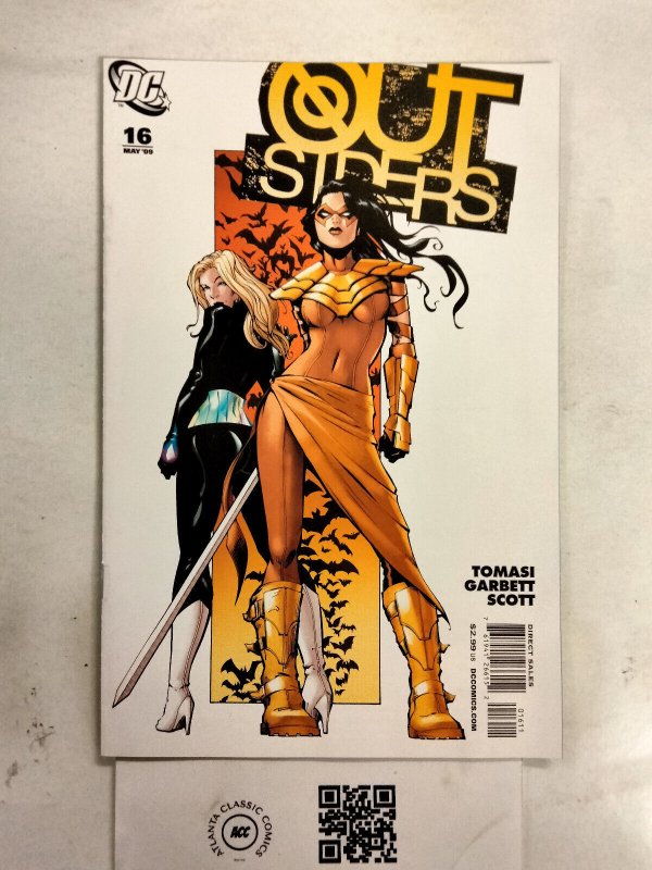 Outsiders #16 (DC Comics), raw comic book in NM condition — front cover