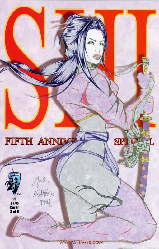 Shi: Five Year Anniversary Special – Crusade Comics (1999) (1999), raw, ungraded comic book — front cover