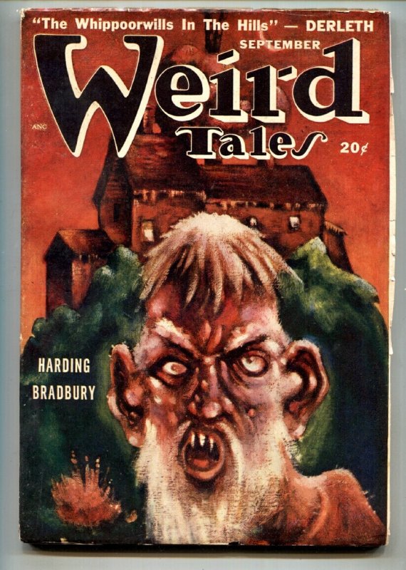 Weird Tales September 1948- Whippoorwills in the Hills VF (1948), raw comic book in VF condition — front cover