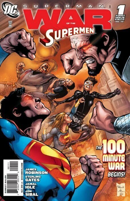 Superman: War of the Supermen 1-4 Complete Series 10 Issues Including Variants., raw, ungraded comic book — front cover