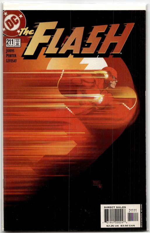 The Flash #211 (DC Comics, 2004), raw, ungraded comic book — front cover