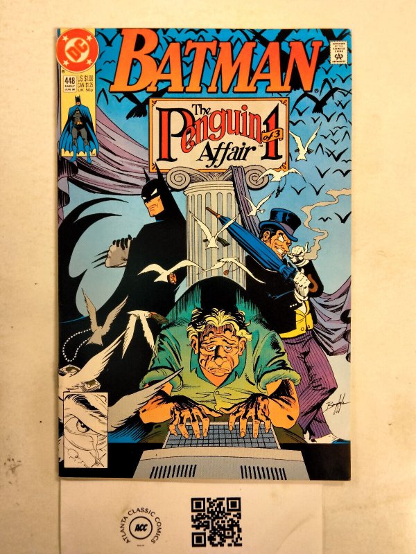 Batman #448 (DC Comics, 1990), raw comic book in NM condition — front cover