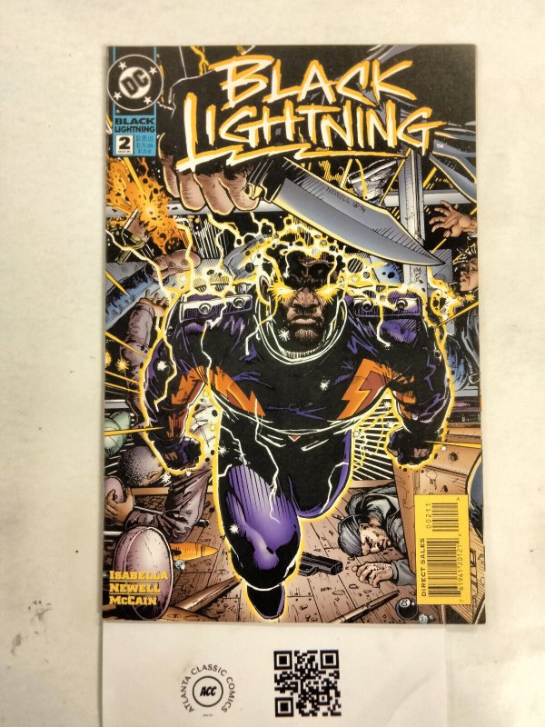 Black Lightning #23 (DC Comics), raw, ungraded comic book — front cover