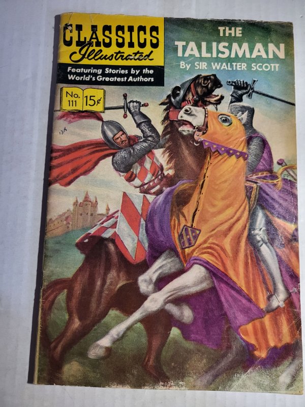 Classics Illustrated #111 (Gilberton, 1964), raw, ungraded comic book — front cover