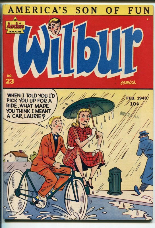 Wilbur #23 (MLJ Magazines, 1949), raw, ungraded comic book — front cover