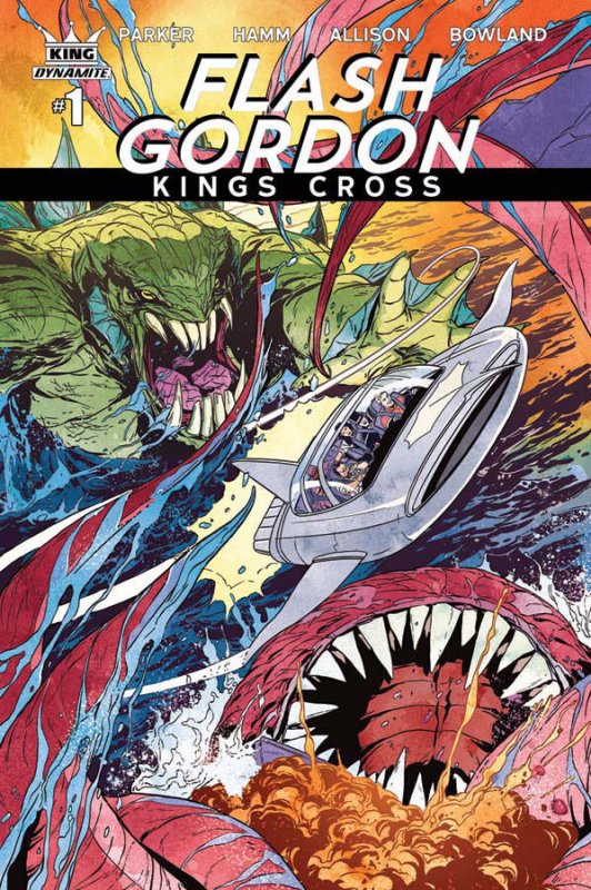 Flash Gordon: Kings Cross #1 (Dynamite Entertainment, 2016), raw comic book in VF/NM condition — front cover