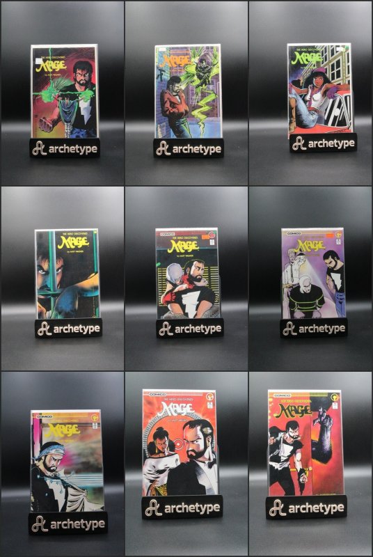 Mage: The Hero Discovered #1-15 (1984) (13 Issues) NM Average (Comico, 1984), raw comic book in NM condition — front cover