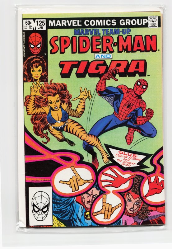 Marvel Team-Up #125 (Marvel Comics, 1983), raw, ungraded comic book — front cover