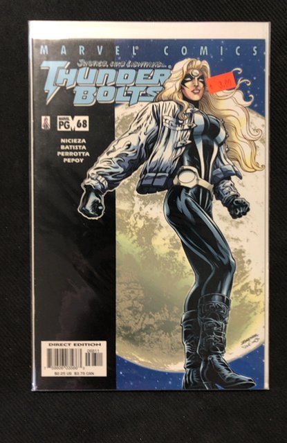 Thunderbolts #68 (Marvel Comics, 2002), raw, ungraded comic book — front cover
