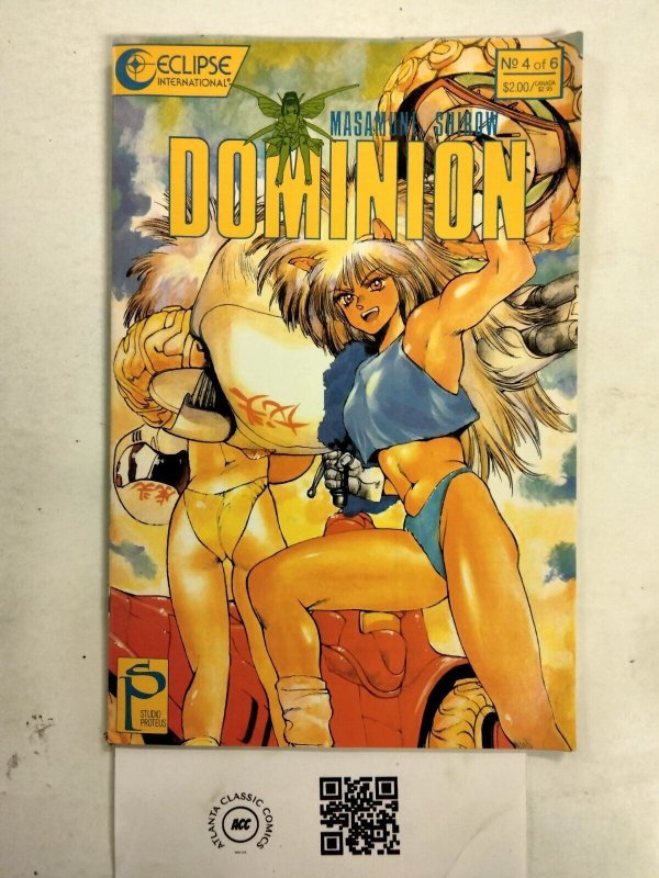 Dominion #4, raw comic book in NM condition — front cover