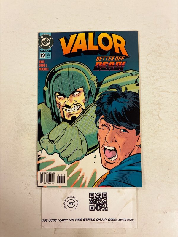 Valor #19 (DC Comics), raw comic book in NM condition — front cover