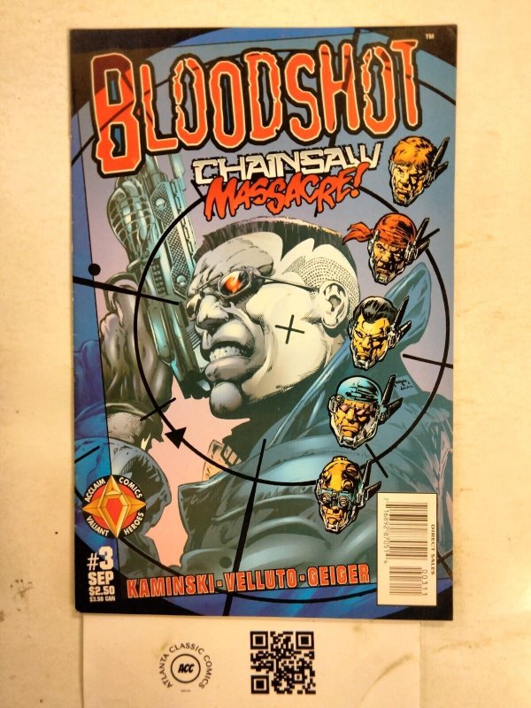 Bloodshot #3 (Valiant Comics), raw comic book in NM condition — front cover