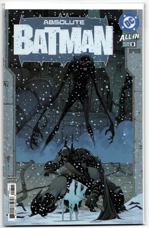 Absolute Batman #8 (DC Comics, 2025), raw, ungraded comic book — front cover
