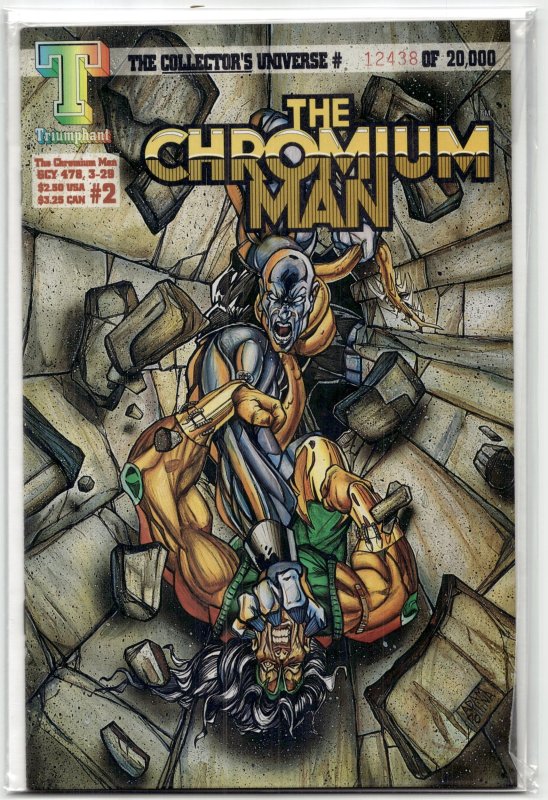 The Chromium Man #2 (1993), raw, ungraded comic book — front cover