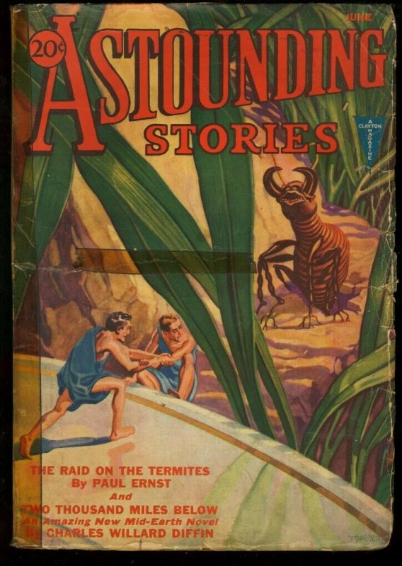 Astounding Stories 1932 Jun-Clayton Pulp G (Clayton Magazines, 1932), raw, ungraded comic book — front cover