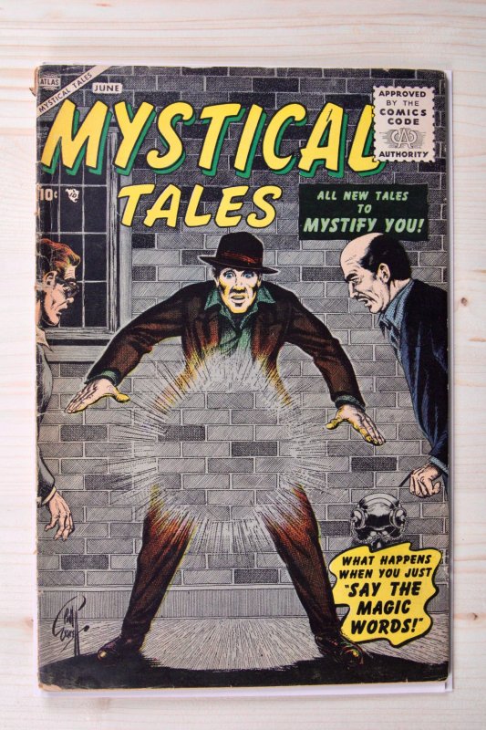 Mystical Tales #1 (1956), raw comic book in GD 2.0 condition — front cover
