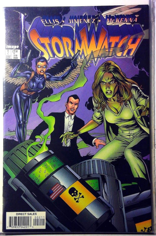 StormWatch 2nd Series #2 (Image Comics, 1997), raw, ungraded comic book — front cover