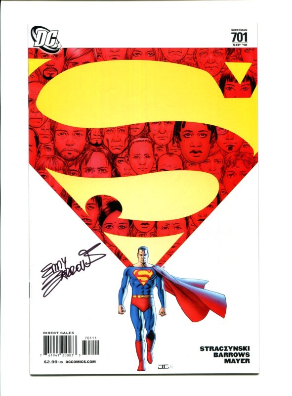 Superman #701 (DC Comics, 2010), raw comic book in 9.2 condition — front cover