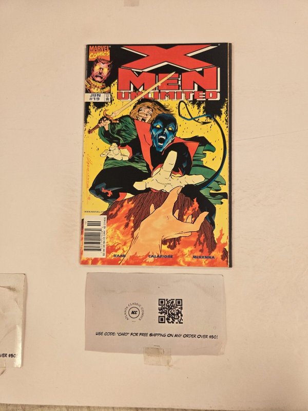 X-Men Unlimited #19 (Marvel Comics, 1998), raw comic book in NM condition — front cover