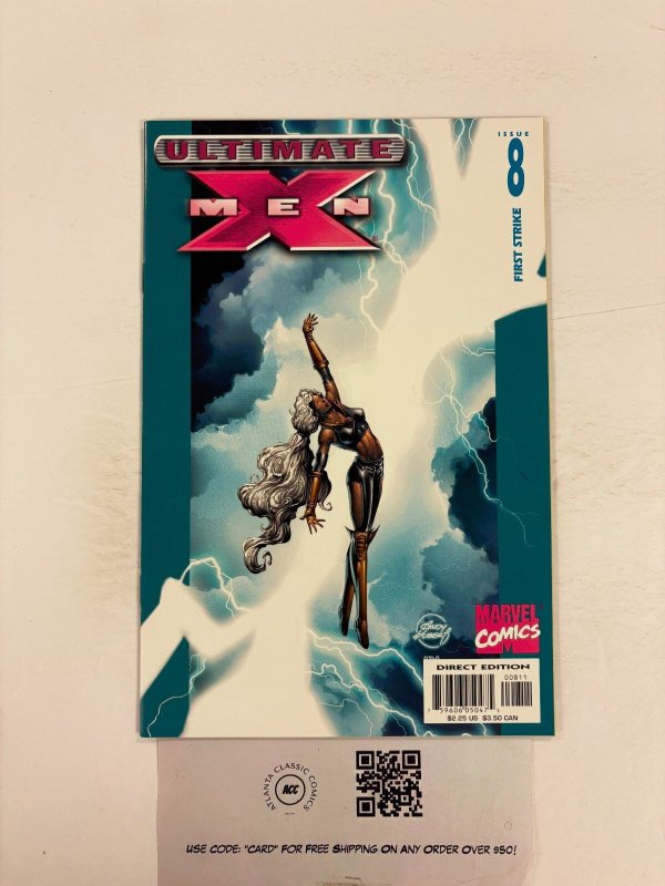 Ultimate X-Men #8 (Marvel Comics, 2001), raw comic book in NM condition — front cover