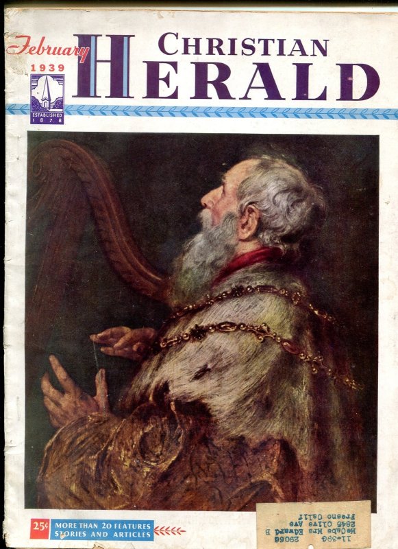 MAG: Christian Herald Magazine February 1935- Superman or Apeman (1935), raw, ungraded comic book — front cover